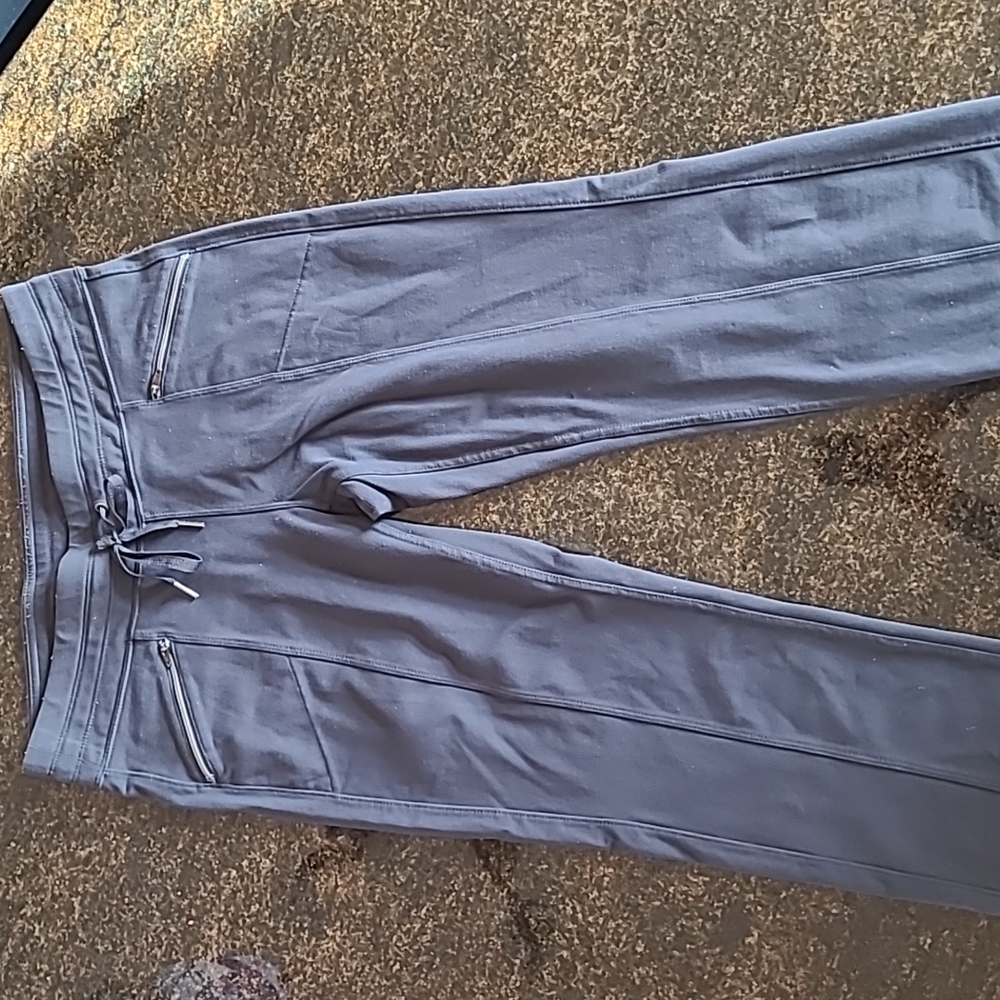 Athleta Grey Metro Slouch Pants Medium Petite